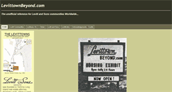Desktop Screenshot of levittownbeyond.com